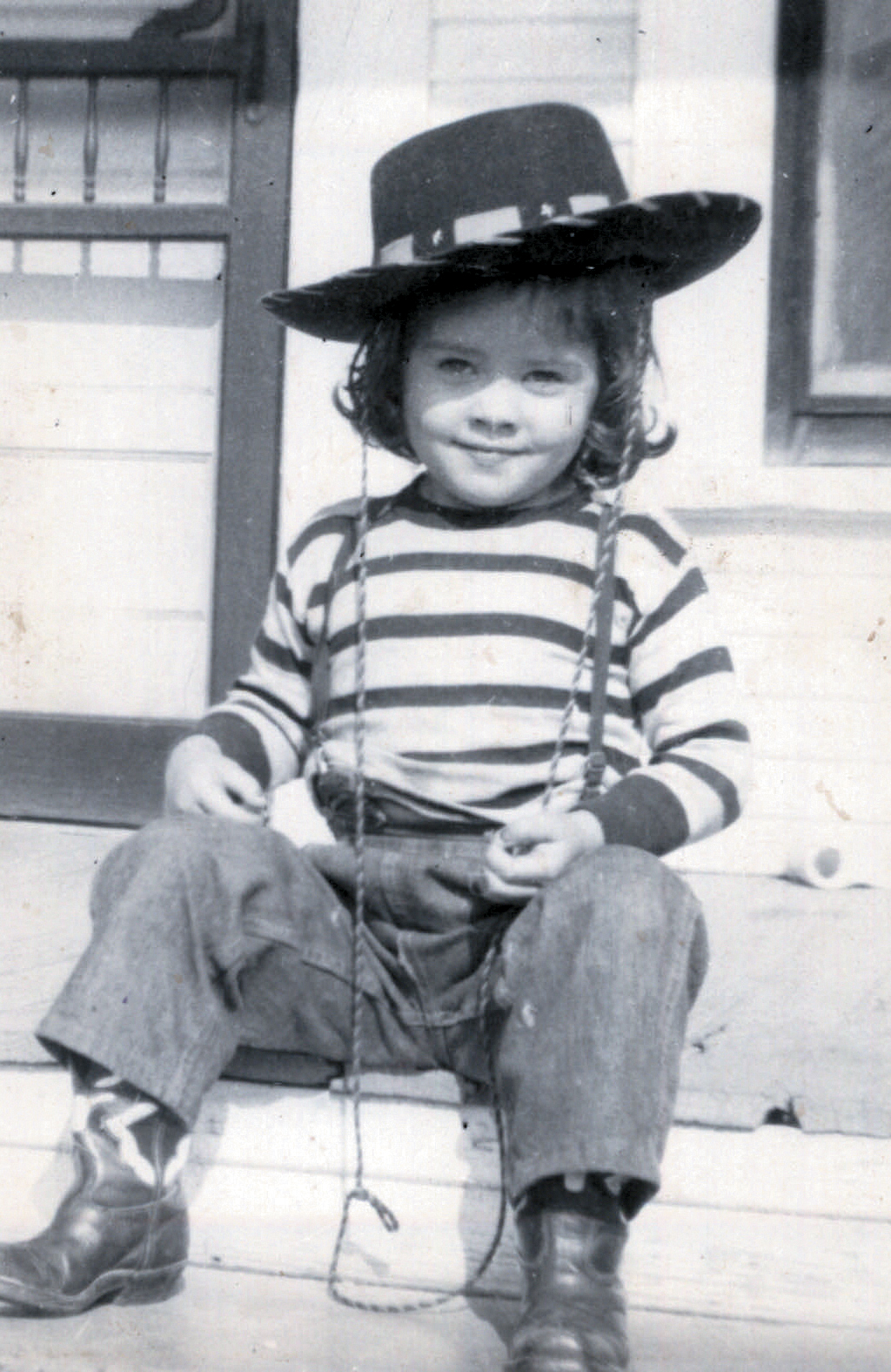 One of my favorite outfits as a childmy jeans boots and cowgirl hat Me - photo 3