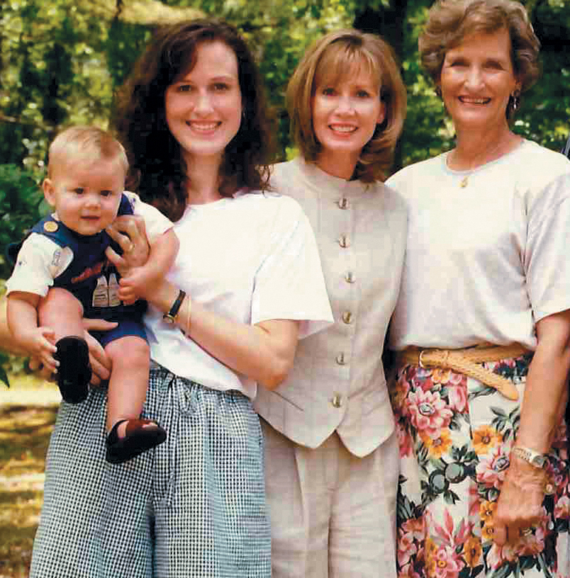 Four generations Mamaw Shack Mom me and John Luke Our first little - photo 26