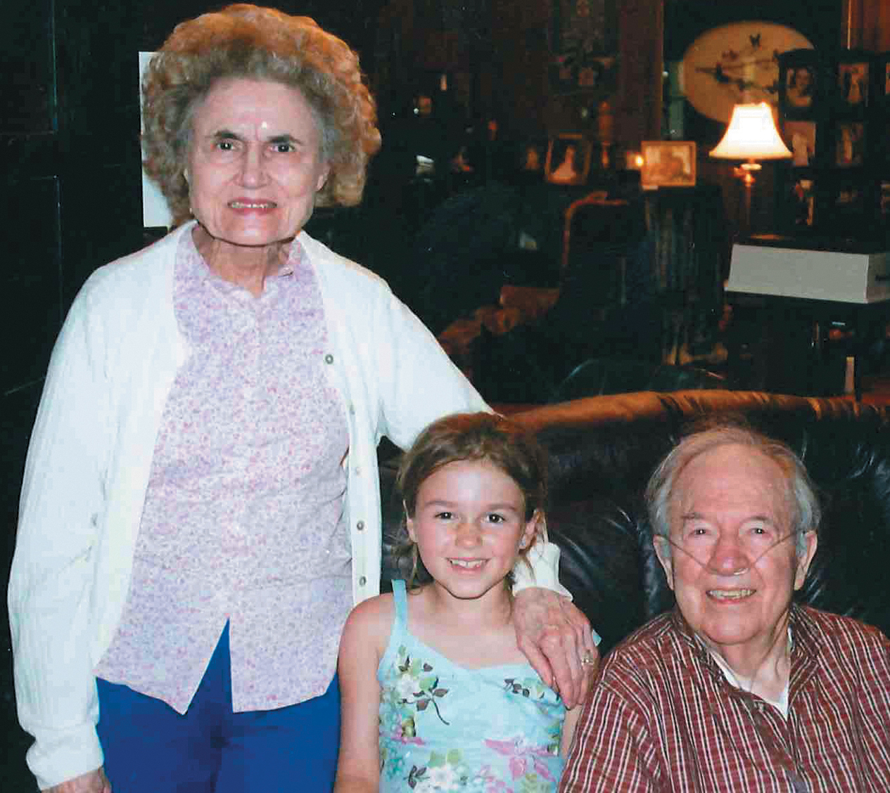 So thankful for a godly heritage Sadie with Mamaw and Papaw Howard Ski - photo 29