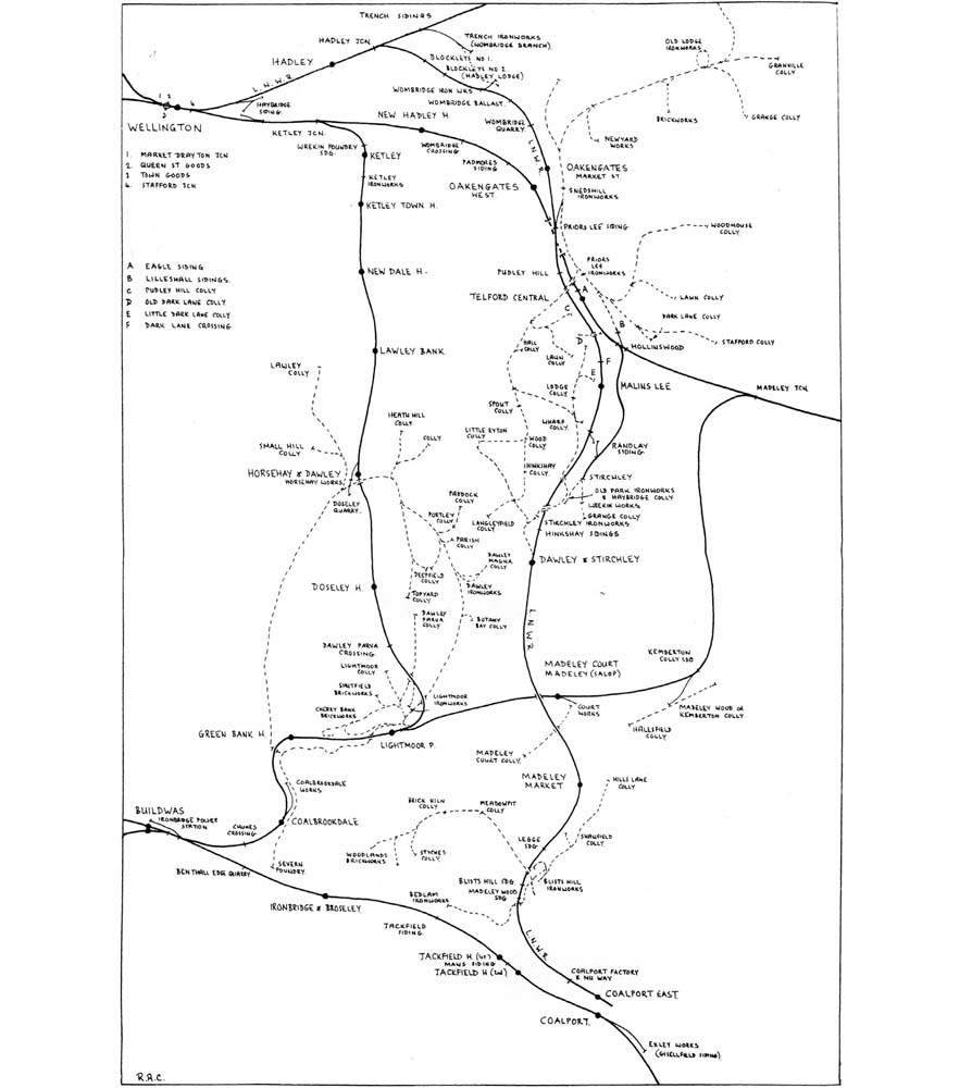 Detailed map of the area of Telford CHAPTER 1 The Industrial Revolution in - photo 4