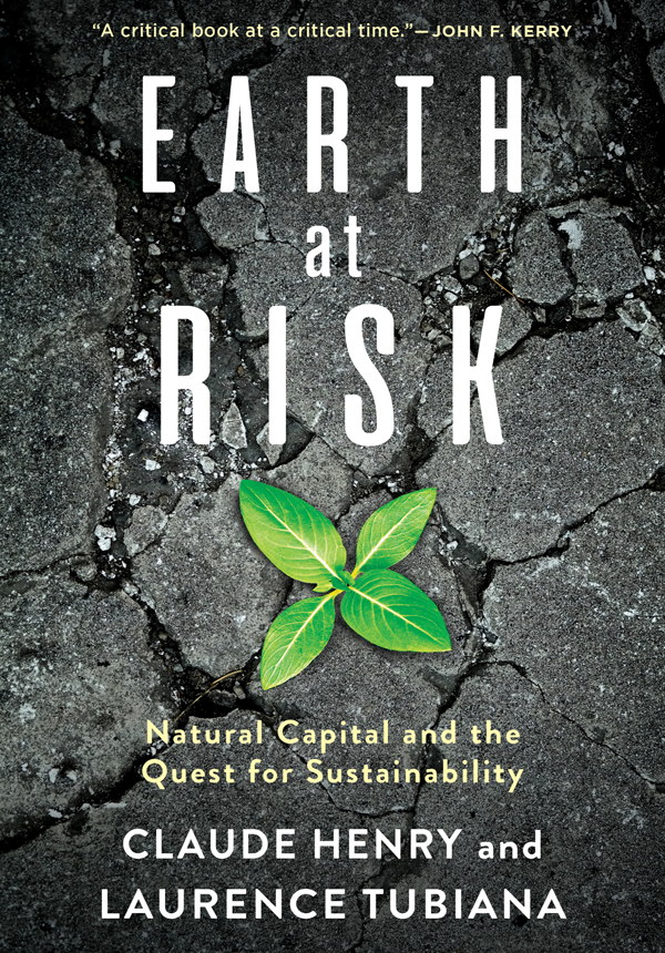 EARTH AT RISK CLAUDE HENRY AND LAURENCE TUBIANA EARTH AT RISK Natural - photo 1