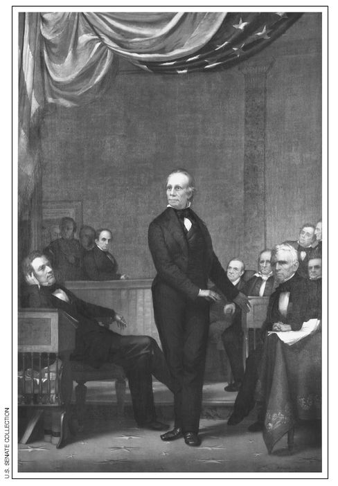 Henry Clay speaking in the Old Senate Chamber This 7 by 11 foot - photo 3