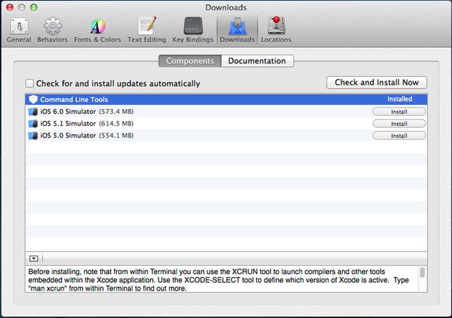 Figure 1-1 Command line tools Once Xcode and its command line tools are - photo 1