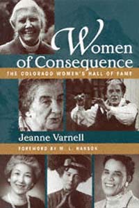 title Women of Consequence The Colorado Womens Hall of Fame author - photo 1