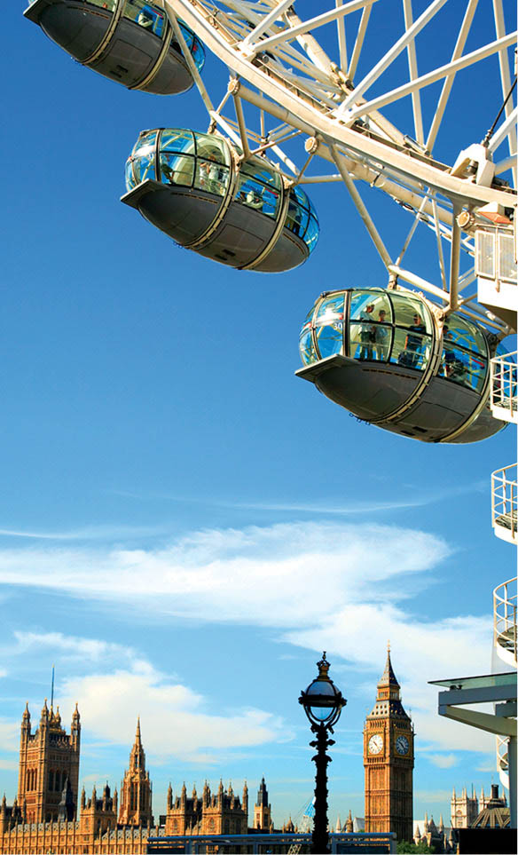 Taking a slow spin over the Thames on the London Eye The popular VA - photo 11