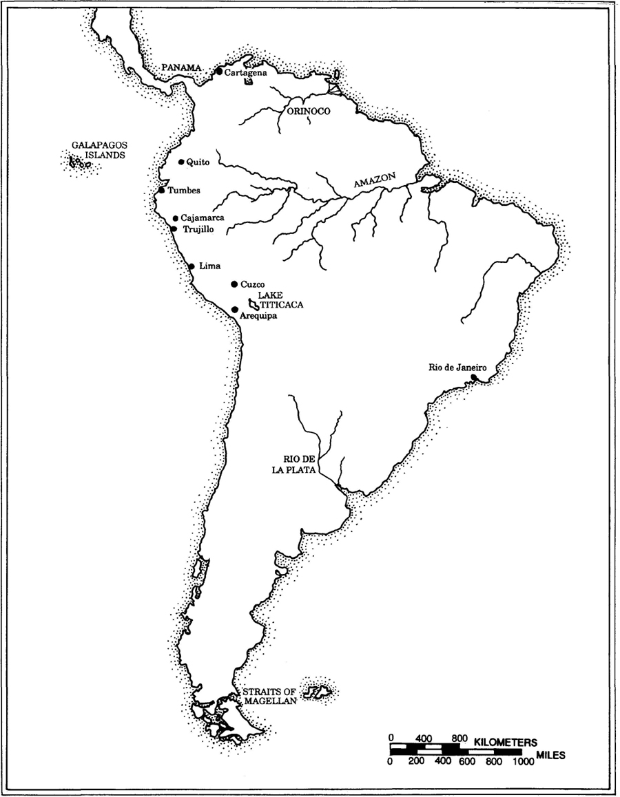 South America Map by Jean Blackburn Many people from other fields added to my - photo 3