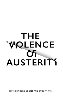 Cooper Vickie The Violence of Austerity