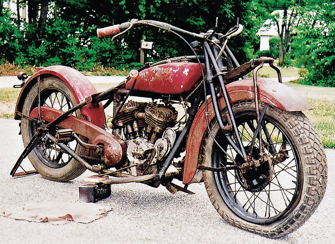 Inside the shed that had no doors were a number of bikes including a 1957 - photo 9