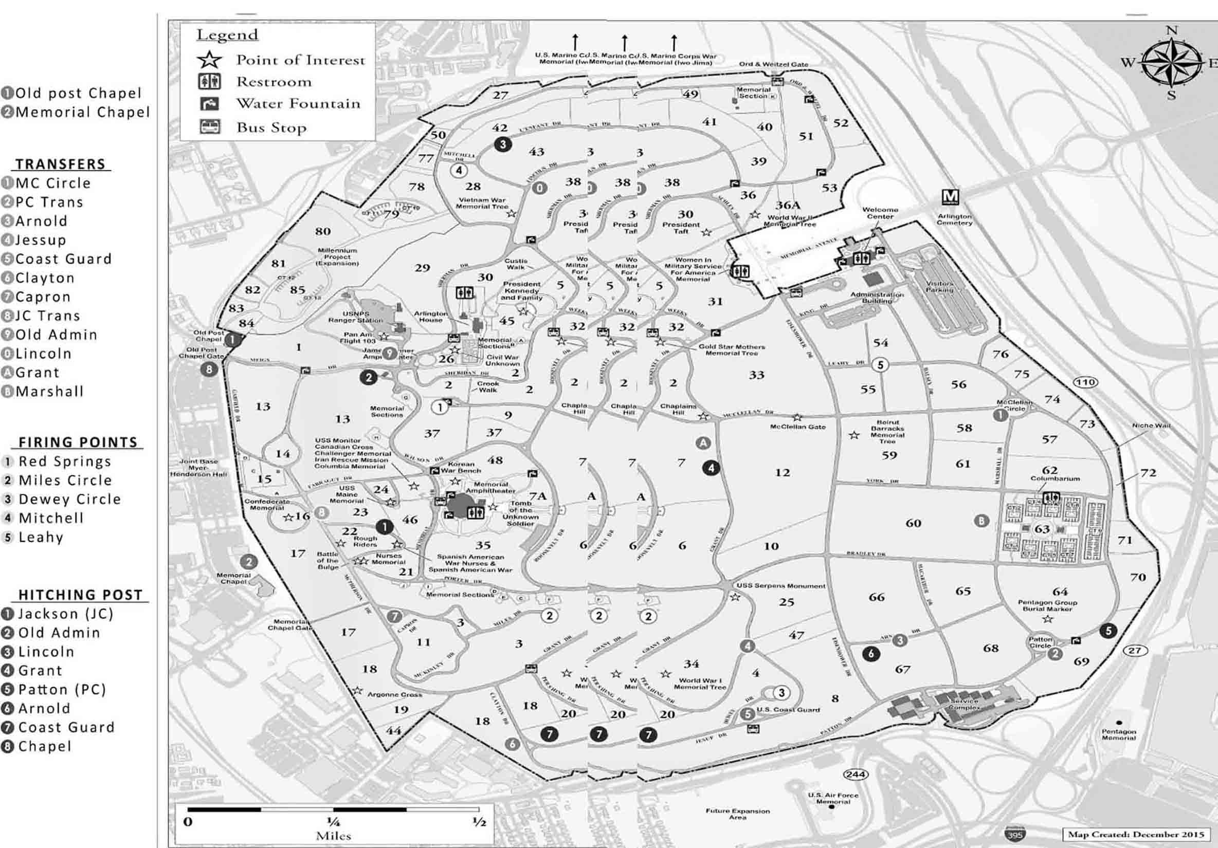 Old Guard soldiers carry a laminated copy of this map in their ceremonial caps - photo 1