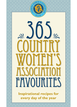 Country Womens Association of New South Wales 365 Country Womens Association Favourites