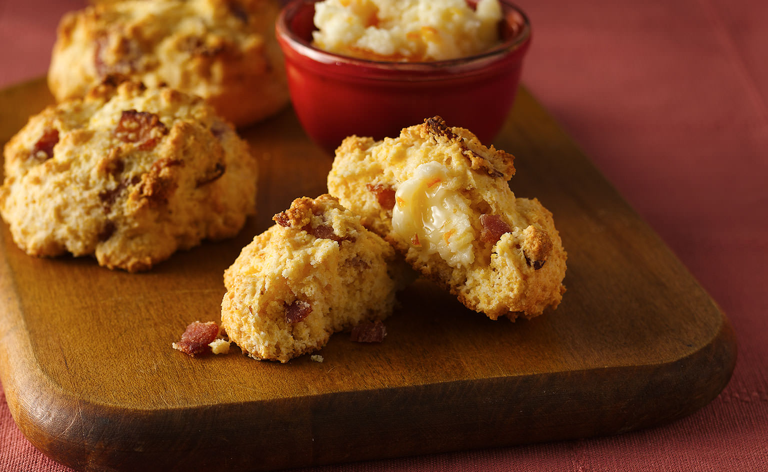 Bacon Biscuits with Orange-Honey Butter Prep Time 20 Minutes Start to Finish - photo 7