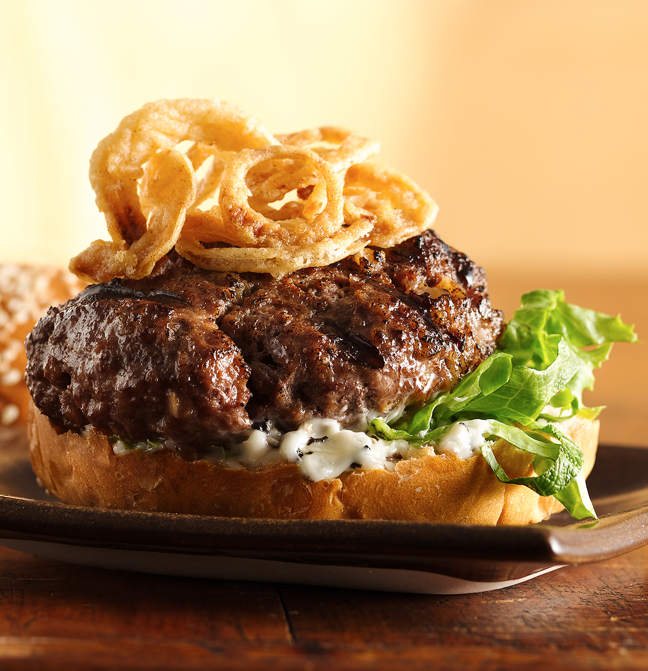 Killer Steak Burgers with Black Pepper Mayo and Crispy Onions Stuffed Mexican - photo 7