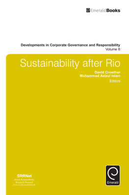 Crowther David - Sustainability after Rio