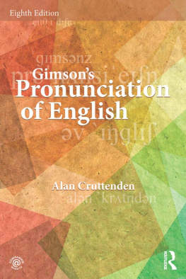 Cruttenden - Gimsons Pronunciation of English