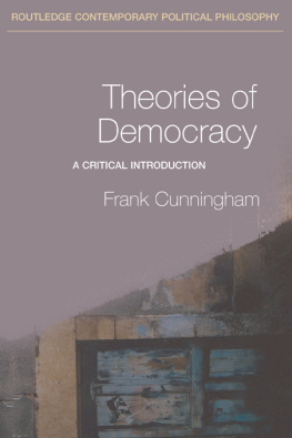 Cunningham - Theories of Democracy A Critical Introduction
