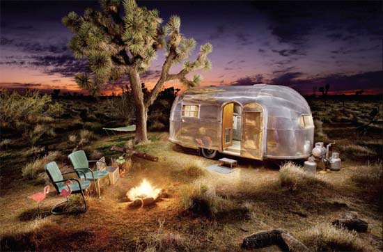 This vintage Airstream trailer was photographed in Hesperia CA using my - photo 2