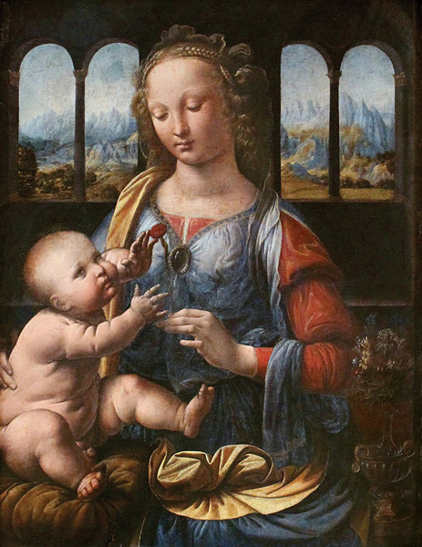 3 Virgin and Child Virgin with carnation c1470 Oil on wood 62 x 475 - photo 5