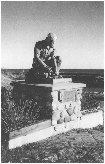 Memorial to The Maine lobsterman Bailey Island Elroy Johnson served as the - photo 2