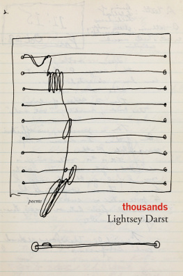 Darst - Thousands: poems
