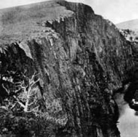 This close-up view of Medicine Bluff with its three-hundred-foot drop to - photo 4