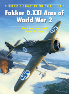 Davey Chris - Fokker D.XXI Aces of World War 2