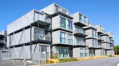 Student Housing Complex ChapterTwo Foundation for Shipping Container Homes - photo 6