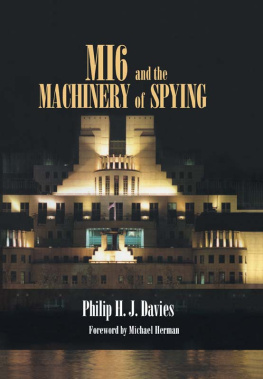 Davies - MI6 and the Machinery of Spying