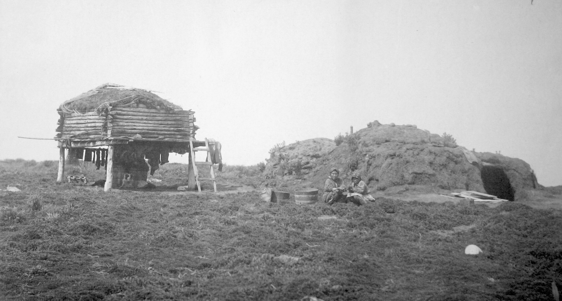 A native Alaskan barabara or sod house Gulf of Maine Cod Project NOAA - photo 6