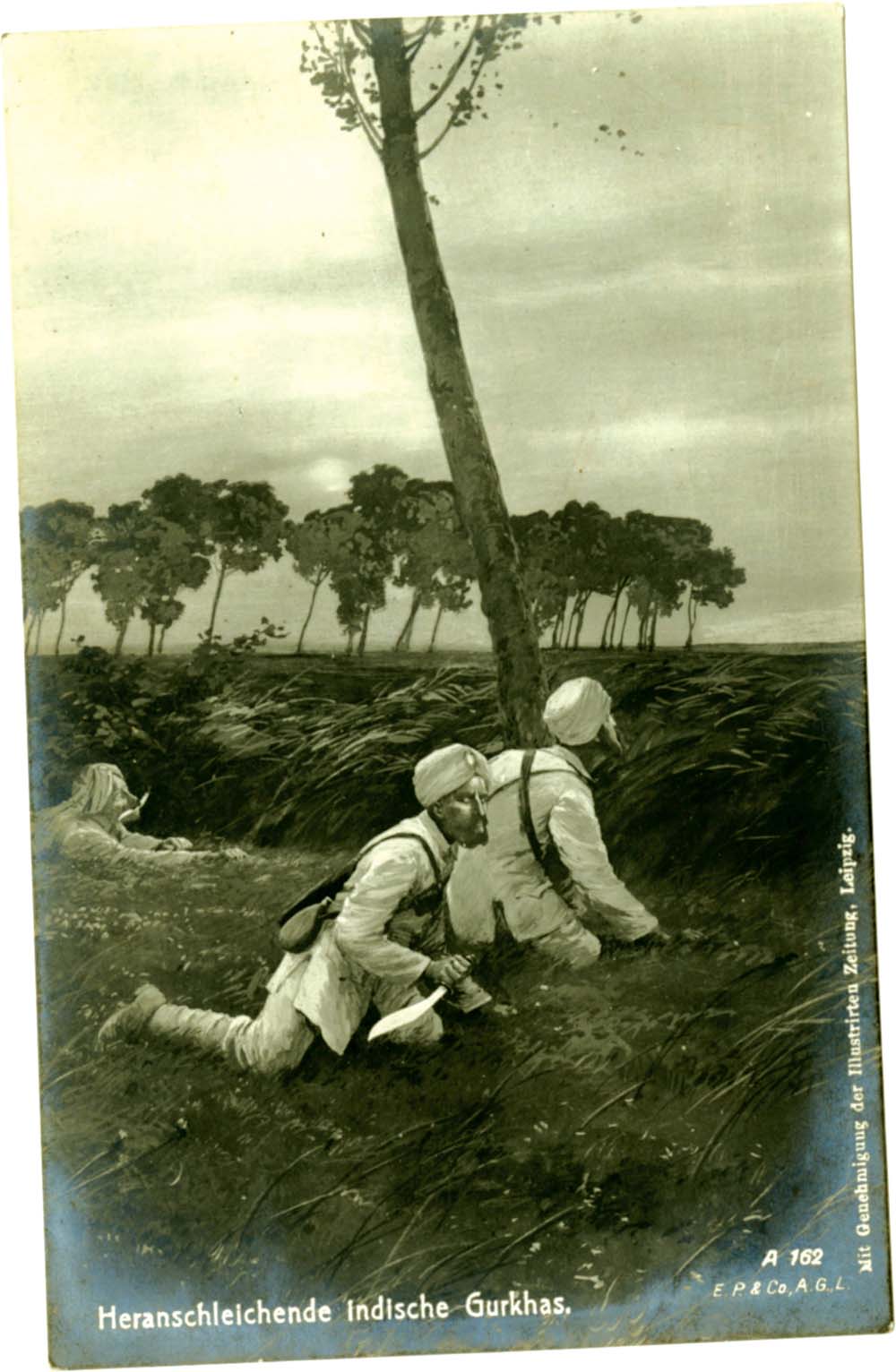 Indian Gurkhas sneaking up Among the troops of the British Commonwealth were - photo 6