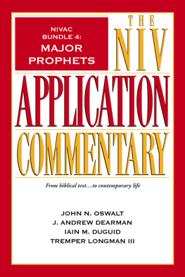 Dearman J. Andrew - NIVAC Bundle 4: Major Prophets