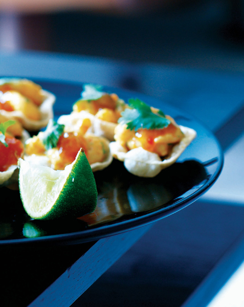 These mini poppadoms are easy to make and have a real zing about them Perfect - photo 5