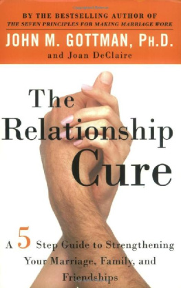 DeClaire Joan - The relationship cure: a five-step guide to strengthening your marriage, family, and friendships