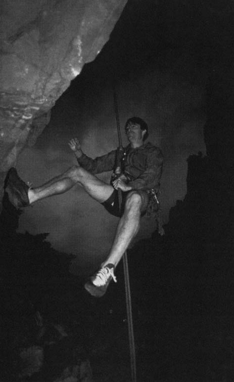 Rappelling to descend from the West Buttress Eldorado Canyon Colorado - photo 3