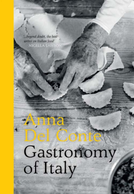 Del Conte Gastronomy of Italy