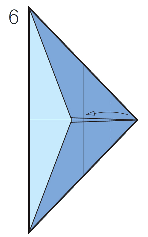 Fold on line 5 Tuck the triangleinside all the otherlayers of paper - photo 32