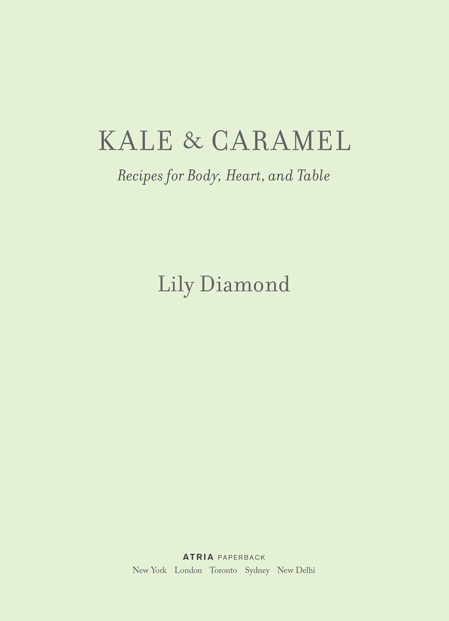 Kale Caramel recipes for body heart table - image 1