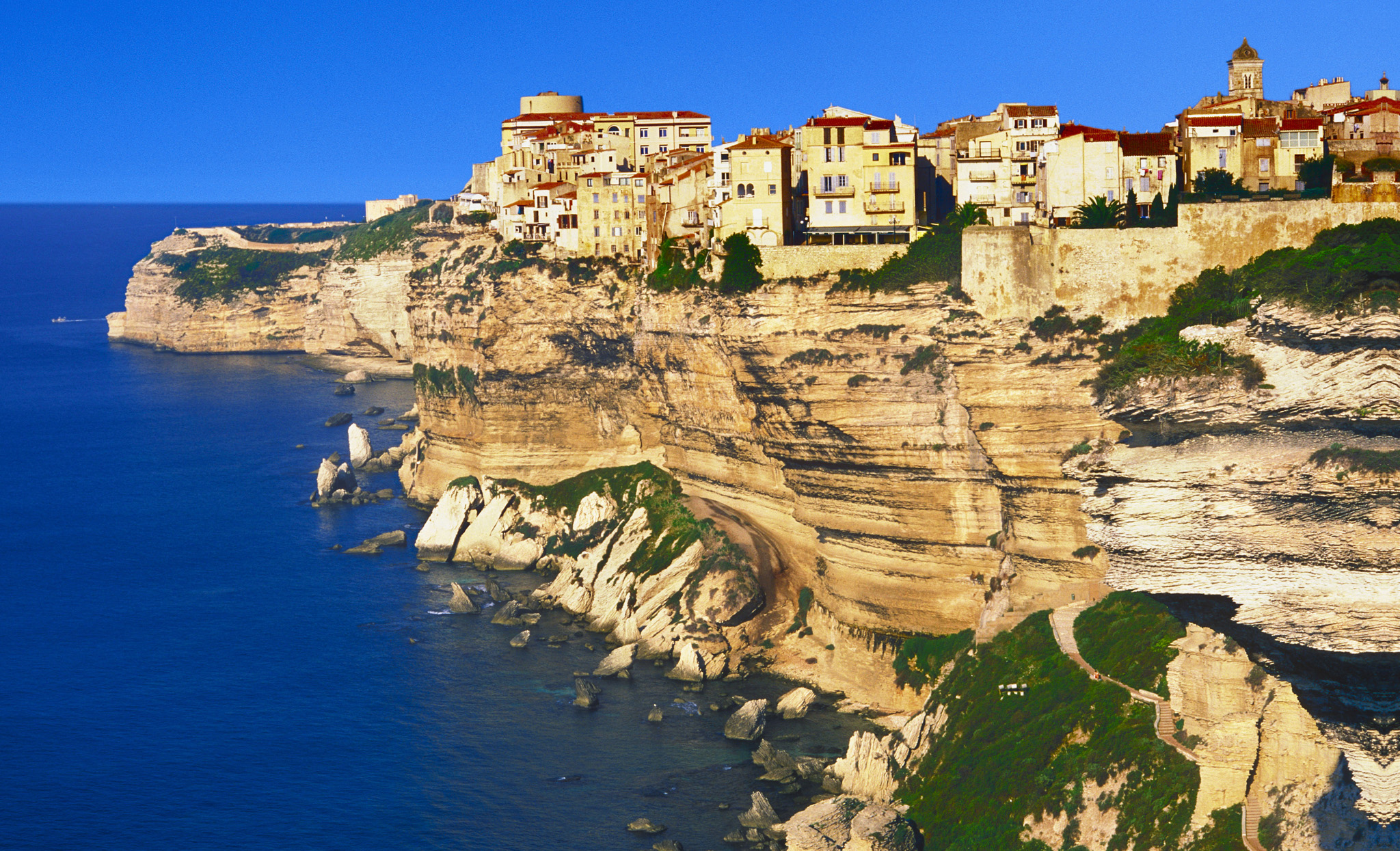 The dramatic cliff face at Bonifacio Top 10 Corsica Highlights 1 2 - photo 7