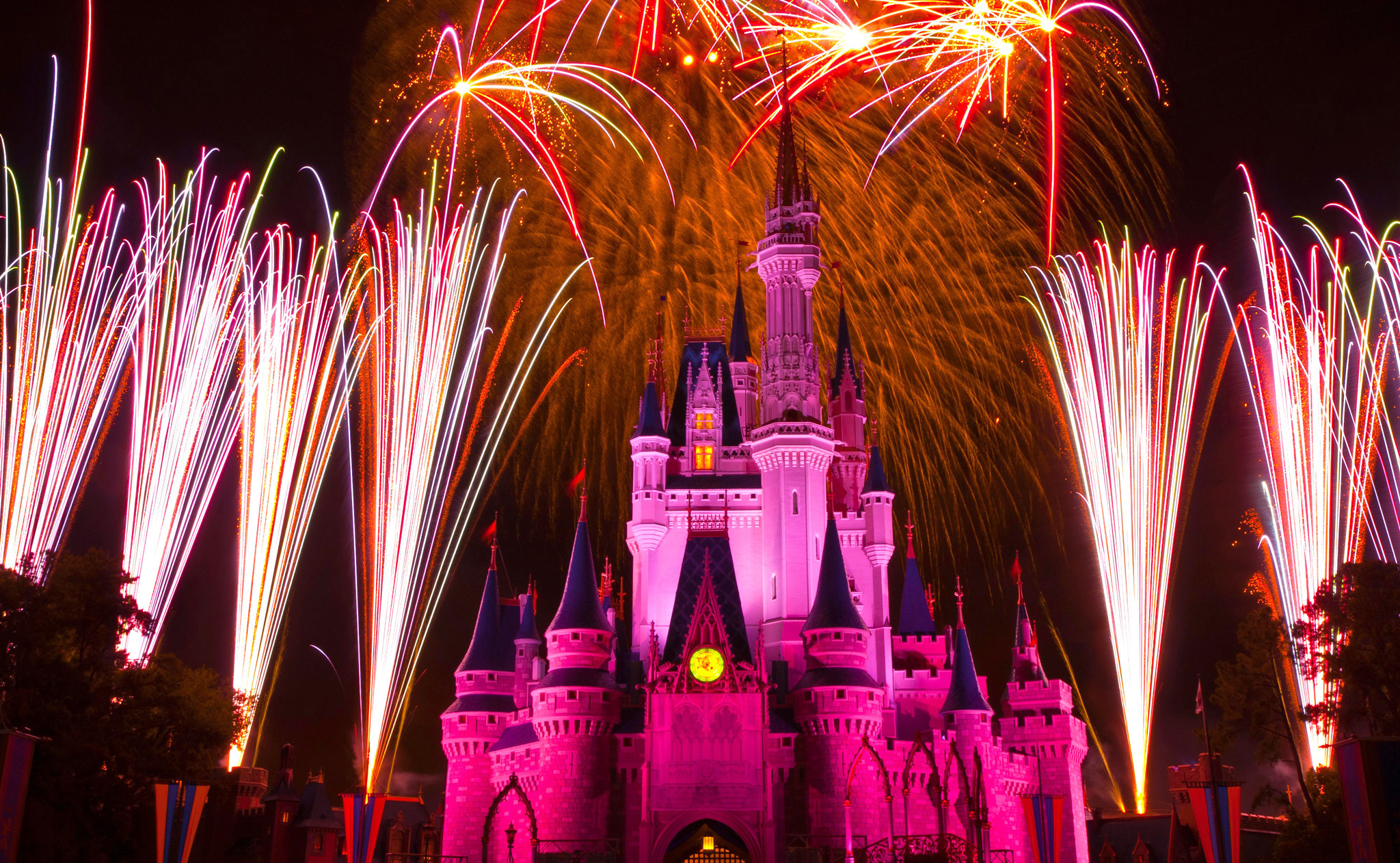 Fireworks light up the sky at Happily Ever After in the Magic Kingdom Day 2 - photo 5