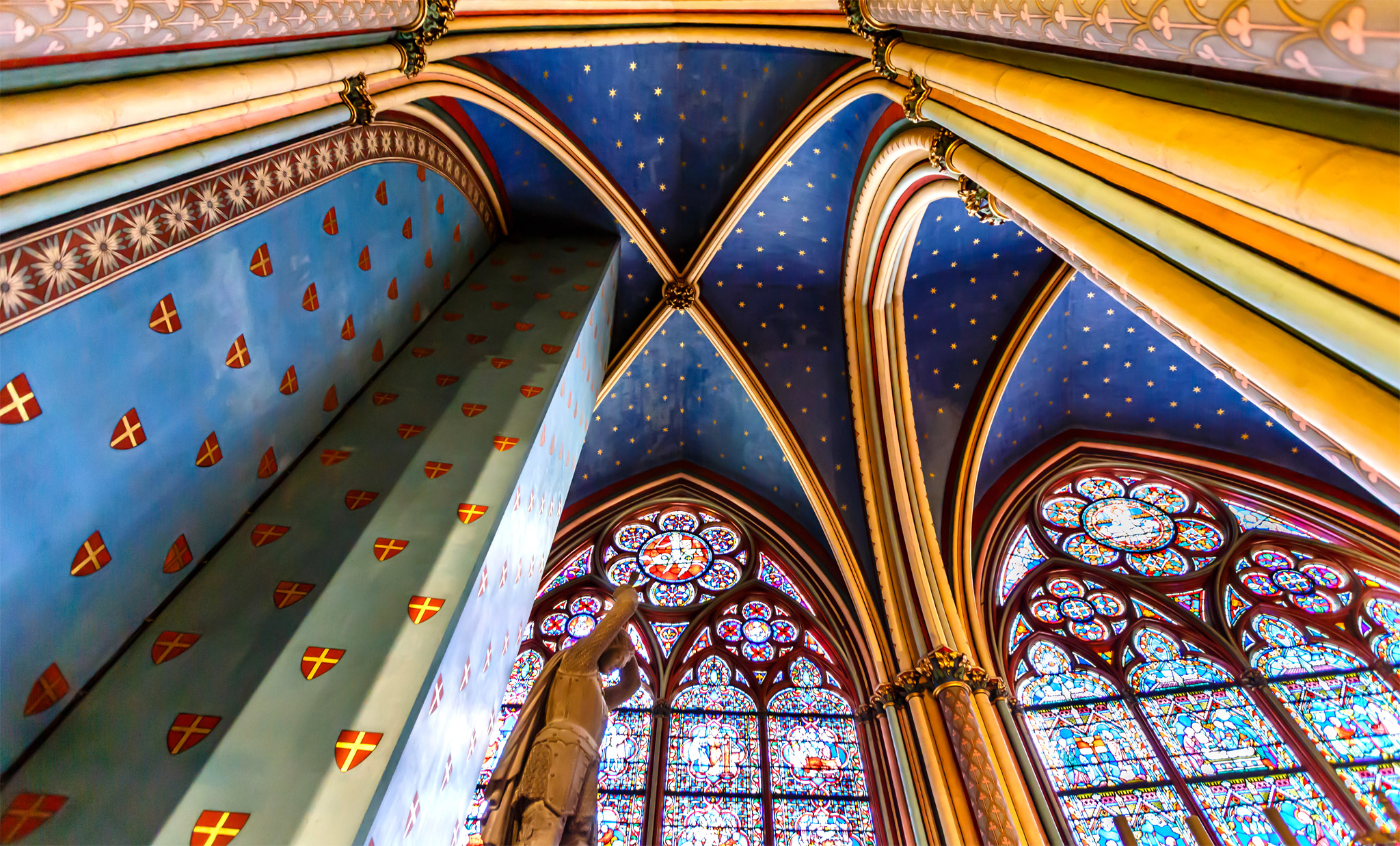 Magnificent vaulting and stained-glass windows Sainte-Chapelle Top 10 Paris - photo 7