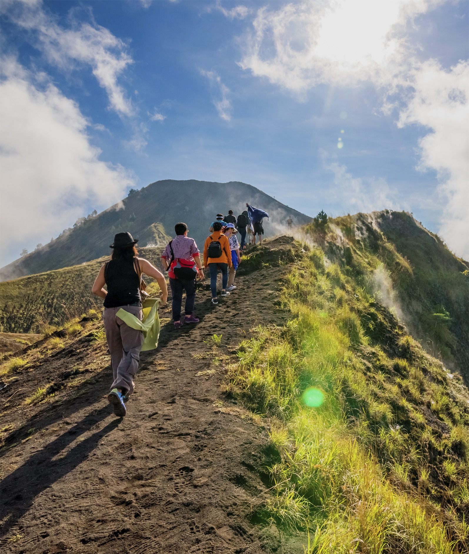 t Trekking to the summit of volcano to see its crater lake and watch the sun - photo 13