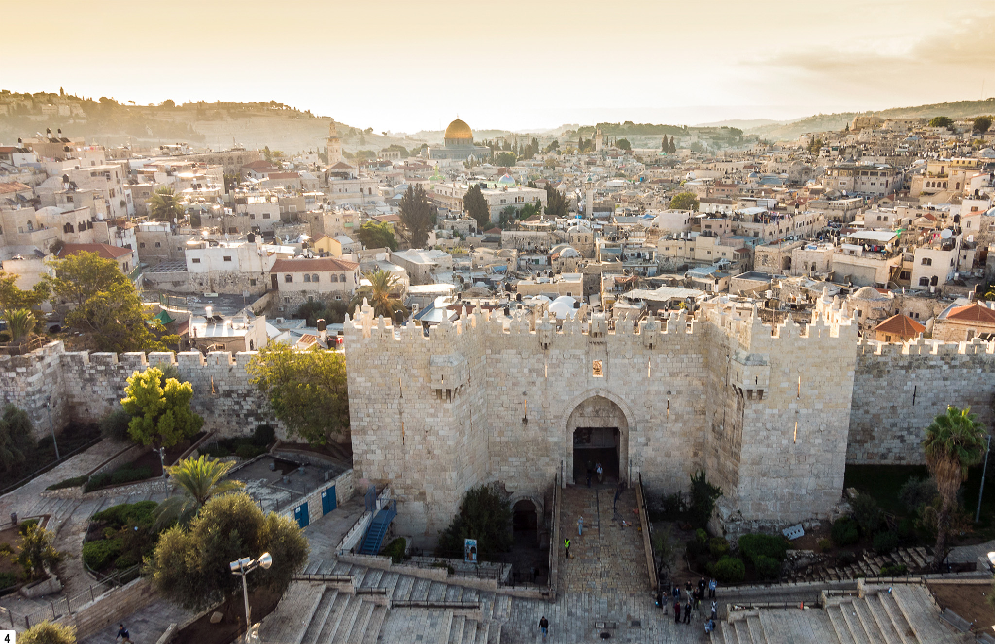 t Looking over Jerusalems historic Old City Serene sacred sites and bustling - photo 5