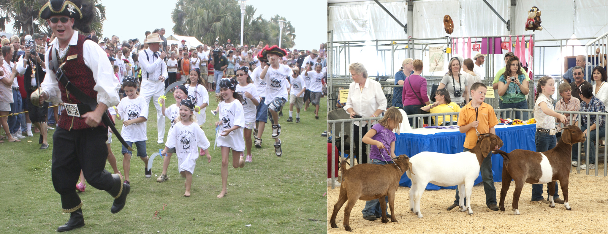 Left Kids at Fort Walton Beachs annual Billy Bowlegs Pirate Festival which - photo 11