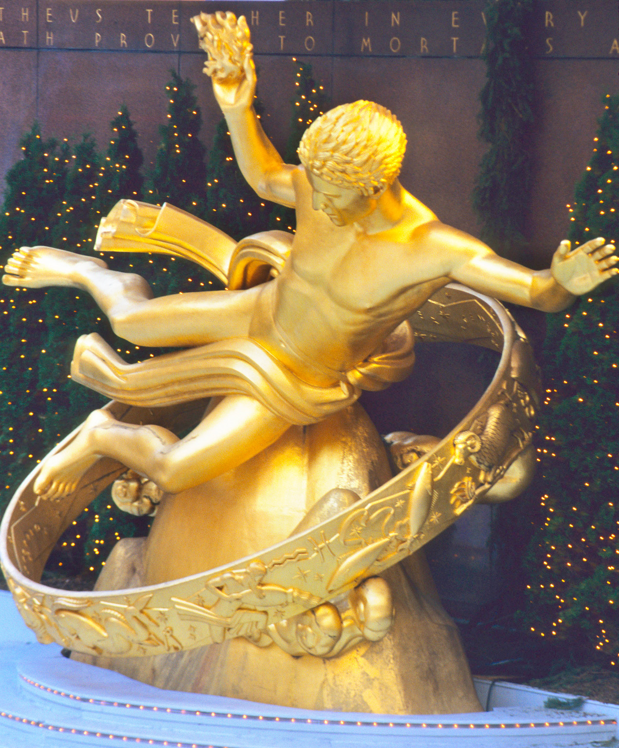 Gilded statue of Prometheus Rockefeller Center Cultural epicenter One of the - photo 7