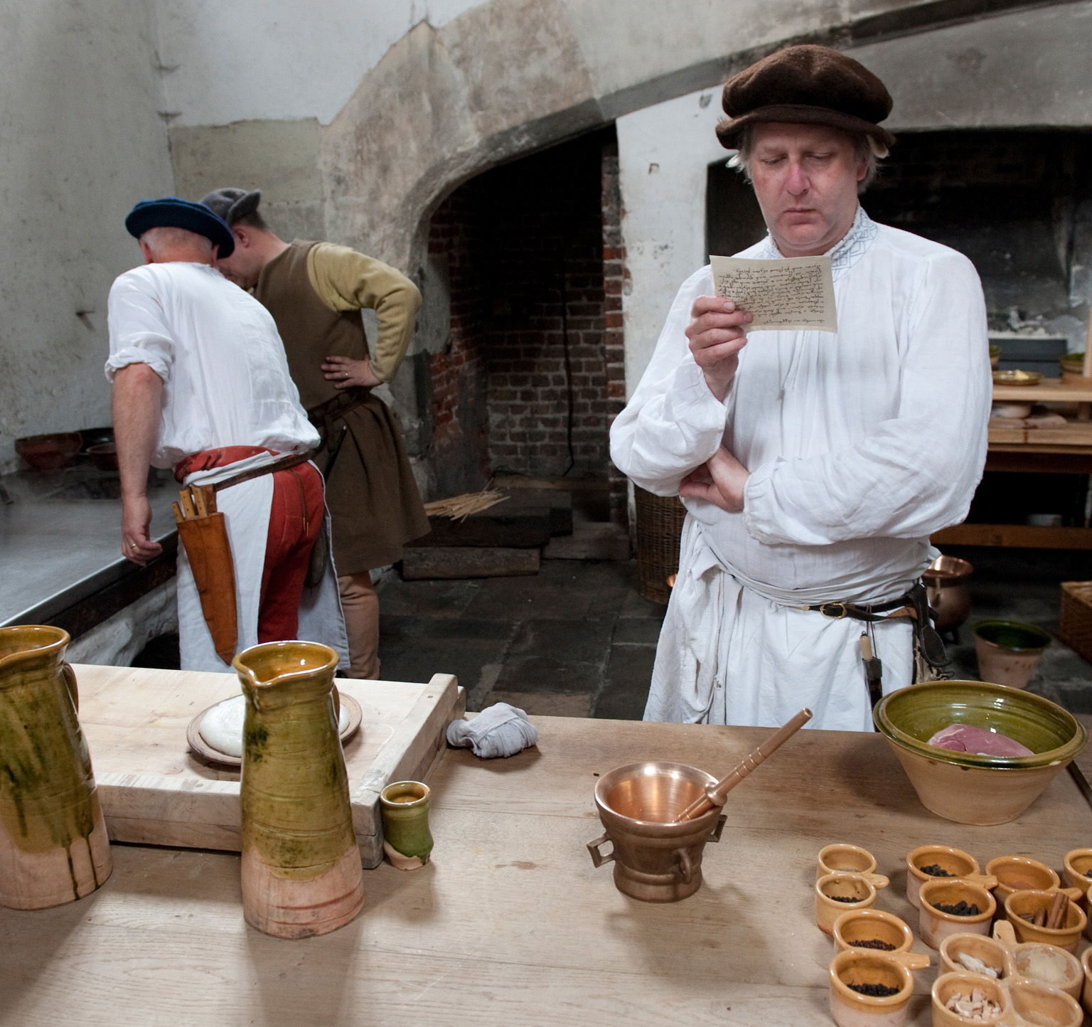 Costumed chefs rustle up historical delicacies in the Tudor kitchens at Hampton - photo 10