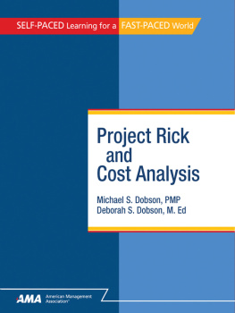 Dobson Michael Singer - Project Risk and Cost Analysis