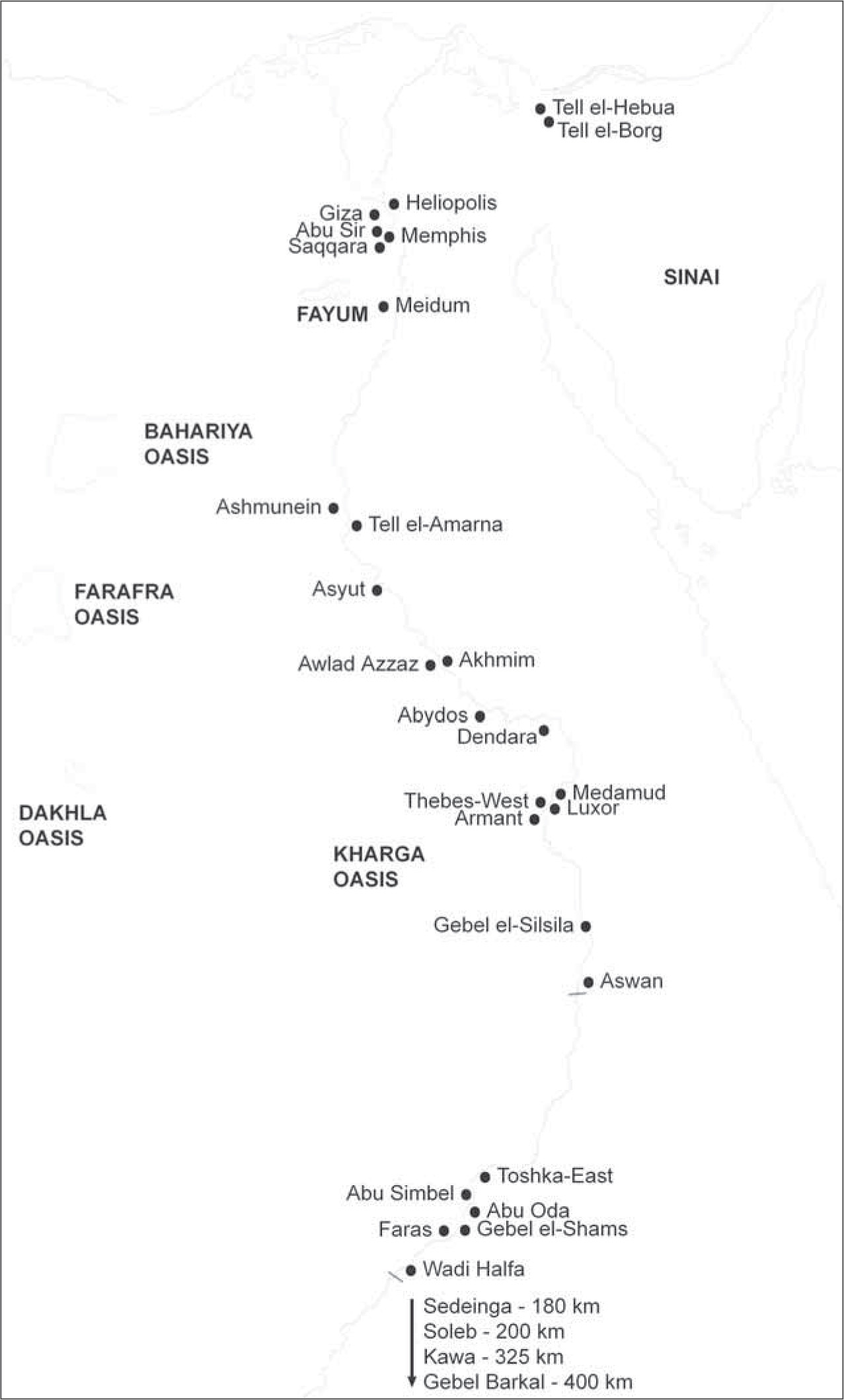 The capital letters indicate the locations of the citys Boundary Stelea that - photo 1