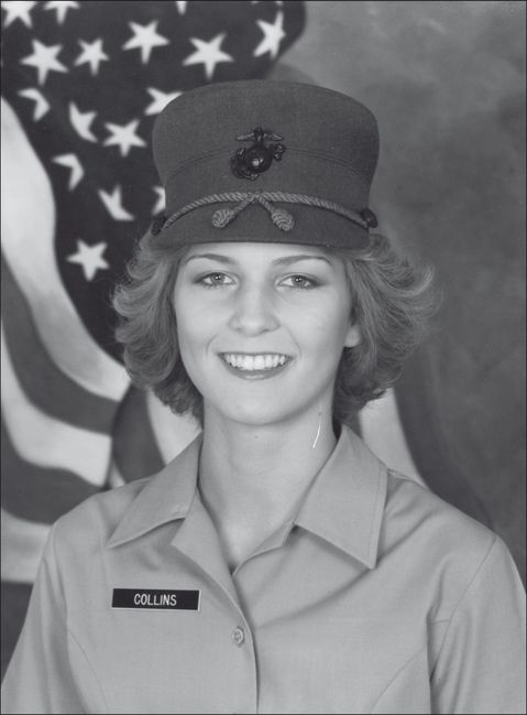 A proud Suzanne Collins in her official Marine Corps photograph taken just - photo 9