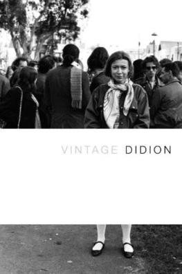 DIDION - Vintage Didion