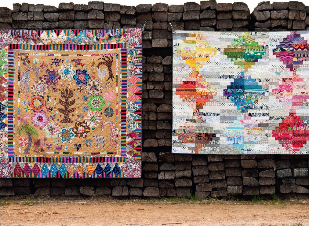 I found the truth of my quilts somewhere out there on the road They combine - photo 6