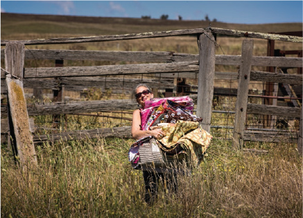 We stopped where we stopped We got out handled the quilts with care and did - photo 8